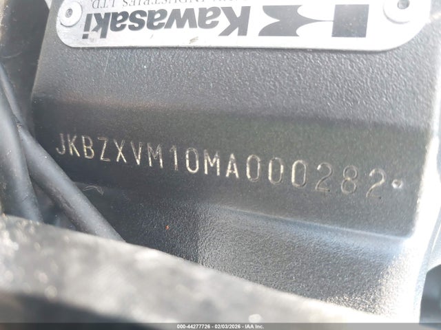 JKBZXVM10MA000282 Kawasaki Zx1002 M