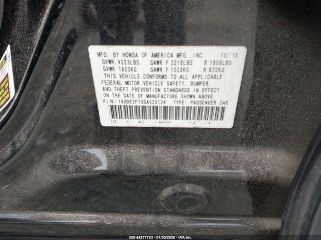 2016 ACURA ILX 19UDE2F75GA020124 Photo 8