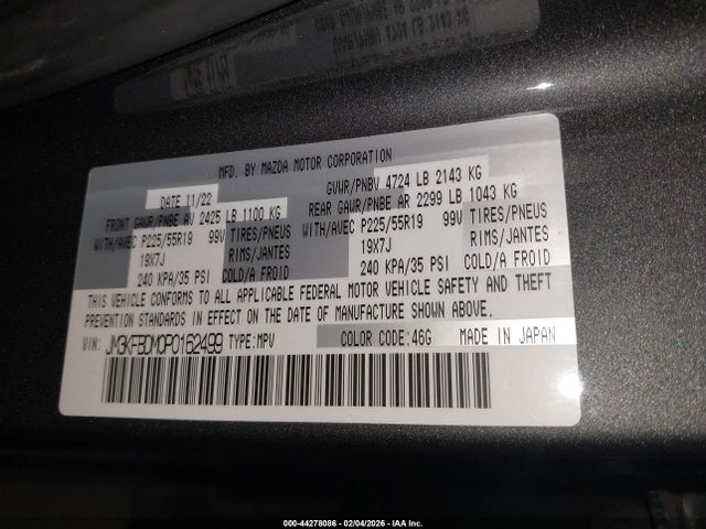 Mazda Cx-5 2.5 S Premium 2023 JM3KFBDM0P0162499 Image 9