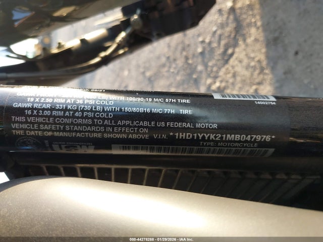 2021 HARLEY-DAVIDSON FXBBS 1HD1YYK21MB047976 Photo 9