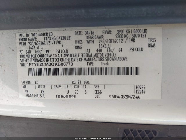 2016 FORD TRANSIT-150 1FTYE2CM0GKB06770 Photo 8