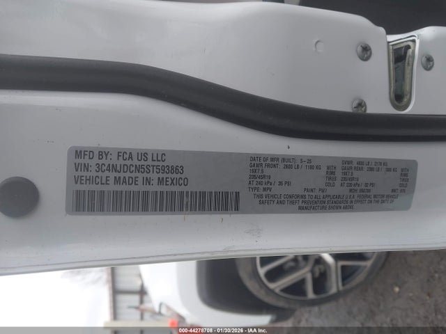 Jeep Compass Limited 4x4 2025 3C4NJDCN5ST593863 Image 9
