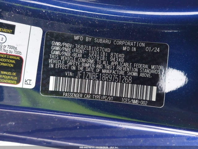 2024 TOYOTA GR86 JF1ZNBE18R9751268 Photo 8