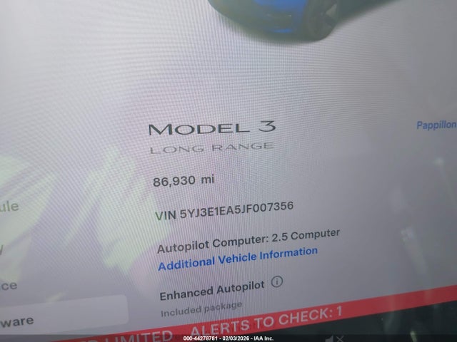 2018 TESLA MODEL 3 5YJ3E1EA5JF007356 Photo 6