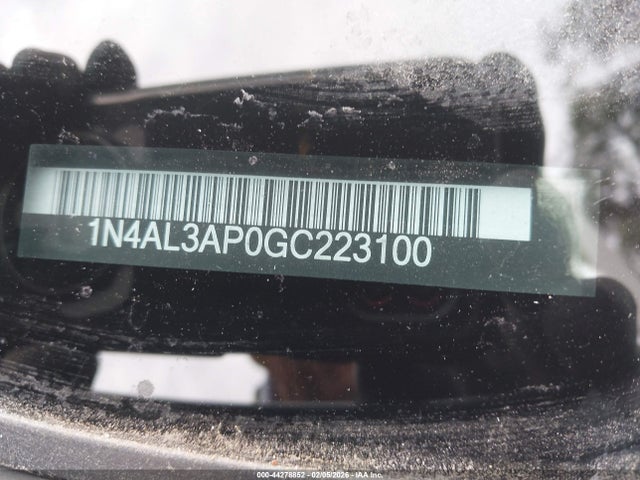 1N4AL3AP0GC223100 Nissan Altima 2.5 Sr