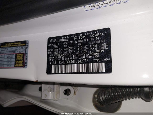 KM8J3CA46LU142716 Hyundai Tucson Value