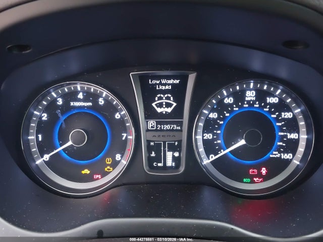 2012 Hyundai Azera მანქანა იყიდება აუქციონზე, vin: KMHFG4JG2CA186014, აუქციონის ნომერი: 44278881