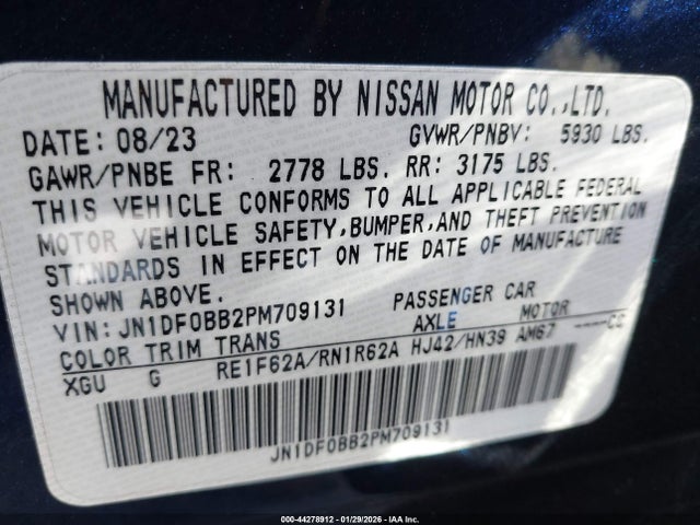 2023 NISSAN ARIYA JN1DF0BB2PM709131 Photo 8