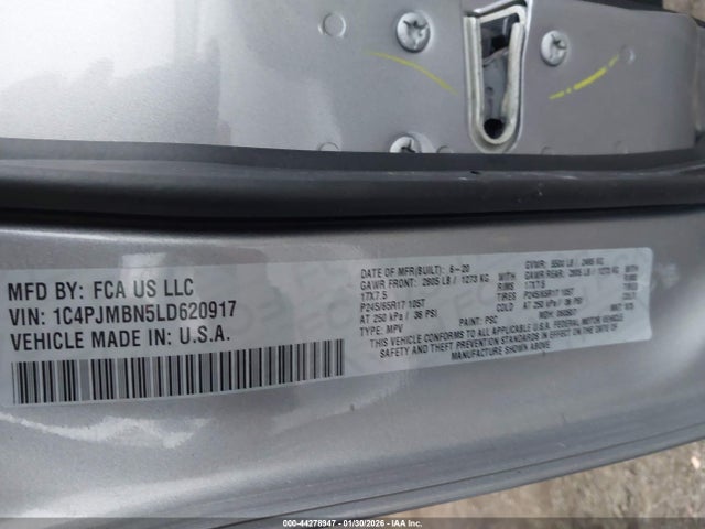 Jeep Cherokee Trailhawk 4x4 2020 1C4PJMBN5LD620917 Image 9