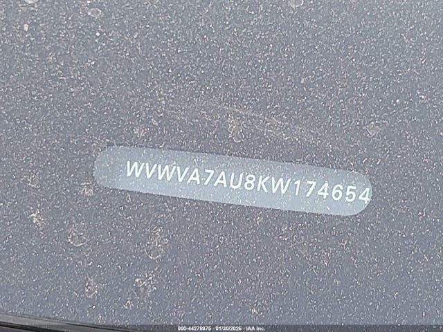 2019 VOLKSWAGEN GOLF R WVWVA7AU8KW174654 Photo 8