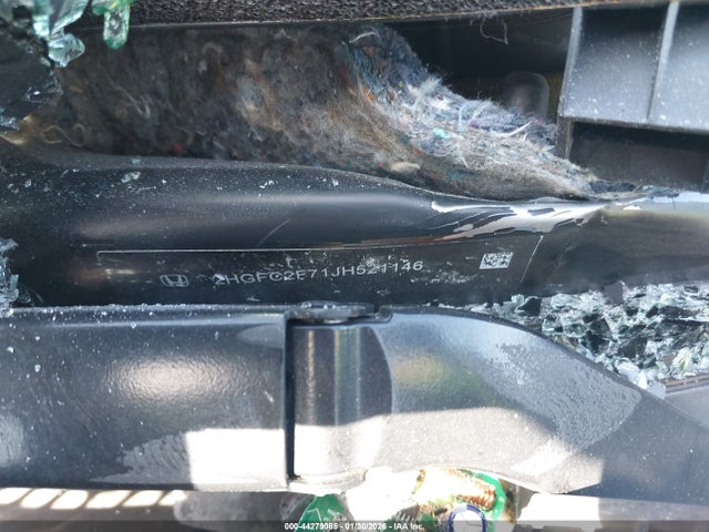 Honda CIVIC EX 2018 2HGFC2F71JH521146 Image 9