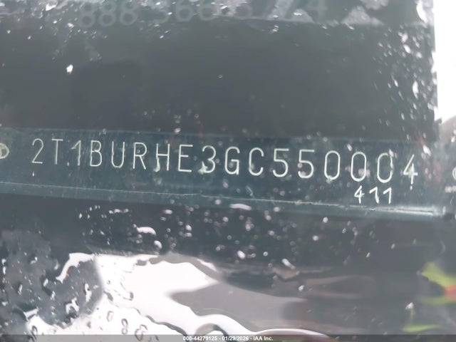 2T1BURHE3GC550004 Toyota Corolla S Plus