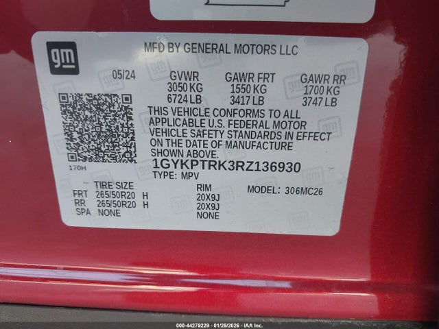 2024 CADILLAC LYRIQ 1GYKPTRK3RZ136930 Photo 8