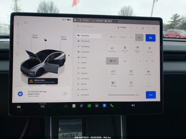 Aukcja sprzedaży 2026 Tesla Model Y Long Range Launch Series/premium All-wheel Drive, vin: 7SAYGDEE3TF337927, numer aukcji: 44279233