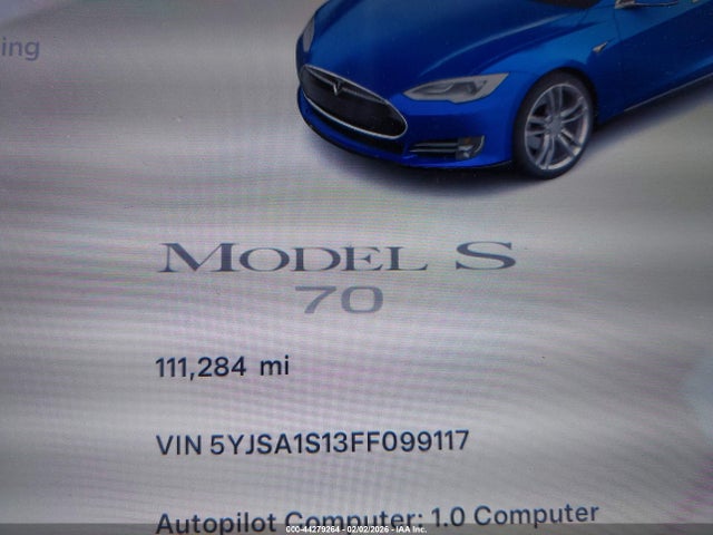 Tesla Model S 60/70/85 2015 5YJSA1S13FF099117 Image 15