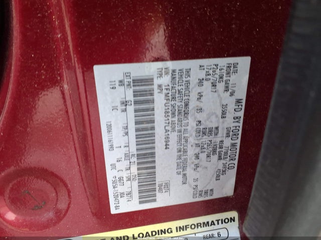 2007 FORD EXPEDITION 1FMFU18517LA16944 Photo 8