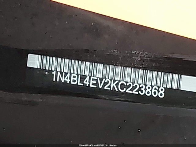 Nissan Altima 2.5 Sl 2019 1N4BL4EV2KC223868 Image 9