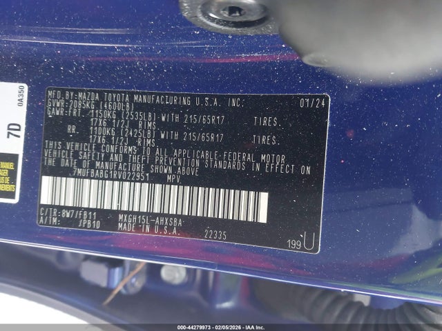 2024 TOYOTA COROLLA CROSS HYBRID 7MUFBABG1RV022951 Photo 8