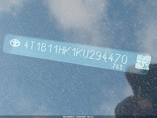 2019 TOYOTA CAMRY 4T1B11HK1KU294470 Photo 8