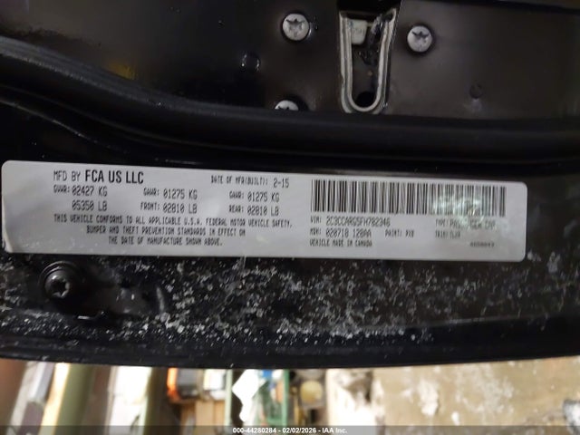 Продажа на аукционе авто 2015 Chrysler 300 Limited, vin: 2C3CCARG5FH782346, номер лота: 44280284