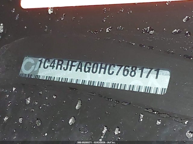 1C4RJFAG0HC768171 Jeep Grand Cherokee Altitude 4x4