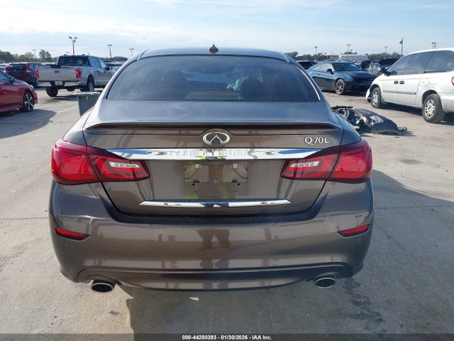 2018 Infiniti Q70l 3.7 Luxe მანქანა იყიდება აუქციონზე, vin: JN1BY1PP7JM330855, აუქციონის ნომერი: 44280393