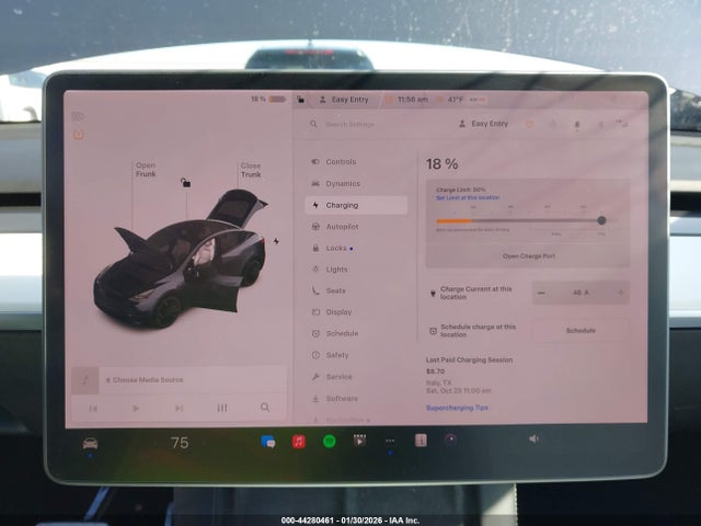 Продаж на аукціоні авто 2021 Tesla Model Y Performance Dual Motor All-wheel Drive, vin: 5YJYGDEF8MF271625, номер лоту: 44280461