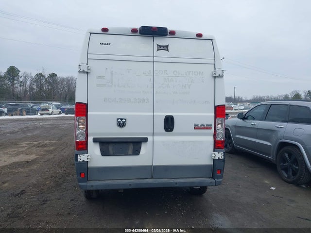 2016 Ram Promaster 2500 High Roof მანქანა იყიდება აუქციონზე, vin: 3C6TRVDG4GE134123, აუქციონის ნომერი: 44280464