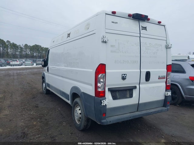 2016 Ram Promaster 2500 High Roof მანქანა იყიდება აუქციონზე, vin: 3C6TRVDG4GE134123, აუქციონის ნომერი: 44280464