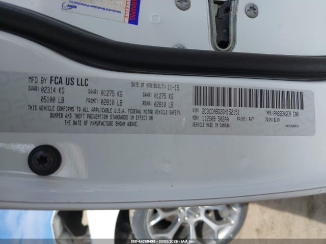 2016 CHRYSLER 300 2C3CCABG2GH152151 Photo 8