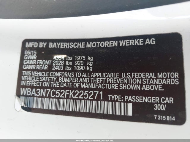 BMW 428i 2015 WBA3N7C52FK225271 Image 9