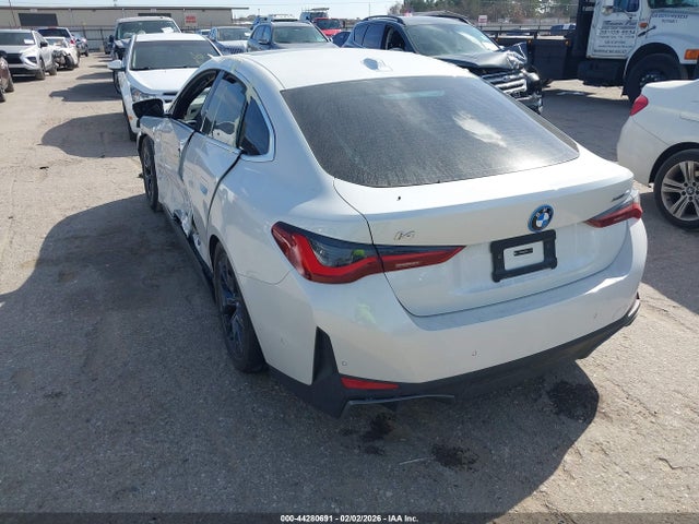 2025 Bmw I4 Gran Coupe Xdrive40 მანქანა იყიდება აუქციონზე, vin: WBY43HD05SFV57731, აუქციონის ნომერი: 44280691