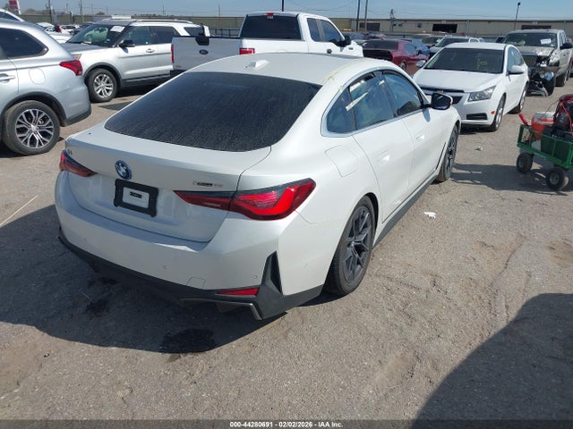 2025 Bmw I4 Gran Coupe Xdrive40 მანქანა იყიდება აუქციონზე, vin: WBY43HD05SFV57731, აუქციონის ნომერი: 44280691