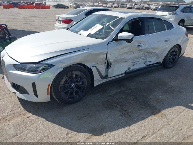 2025 Bmw I4 Gran Coupe Xdrive40 მანქანა იყიდება აუქციონზე, vin: WBY43HD05SFV57731, აუქციონის ნომერი: 44280691