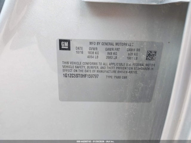 1G1ZC5ST0HF159797 Chevrolet Malibu 1fl