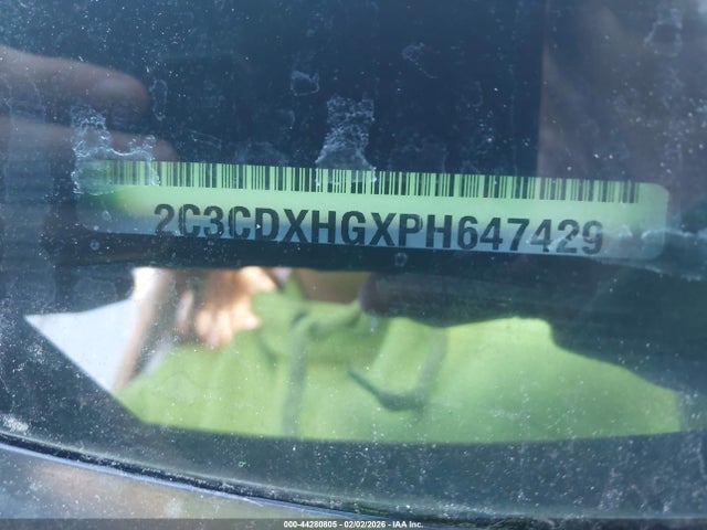 2C3CDXHGXPH647429 Dodge CHARGER GT