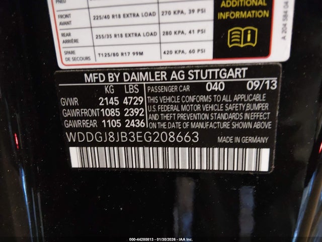 Продажа на аукционе авто 2014 Mercedes-benz C 350 Sport 4matic, vin: WDDGJ8JB3EG208663, номер лота: 44280813