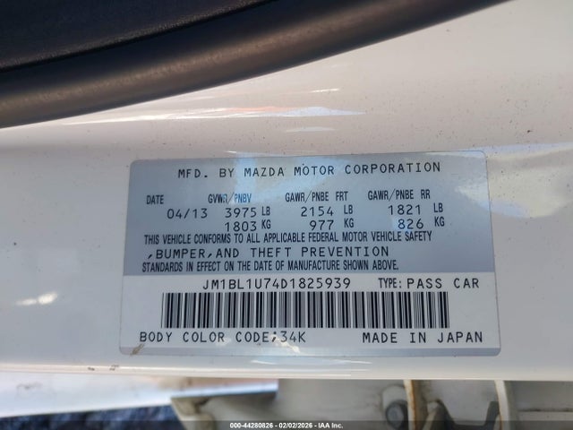 2013 MAZDA MAZDA3 JM1BL1U74D1825939 Photo 8