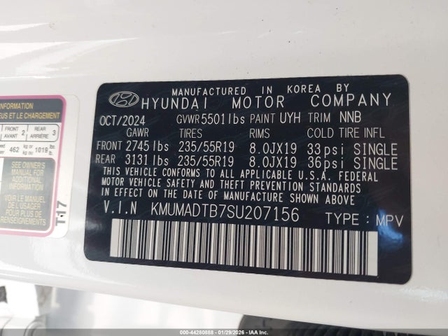 Auction sale of the 2025 Genesis Gv70 2.5t Awd, vin: KMUMADTB7SU207156, lot number: 44280888
