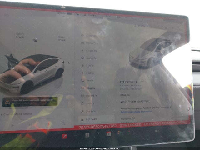 2026 TESLA MODEL Y 7SAYGDEE0TA457780 Photo 6