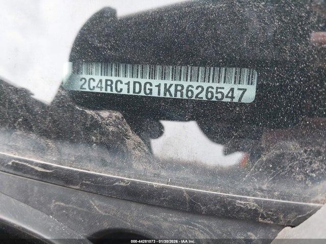 Продаж на аукціоні авто 2019 Chrysler Pacifica Touring, vin: 2C4RC1DG1KR626547, номер лоту: 44281073