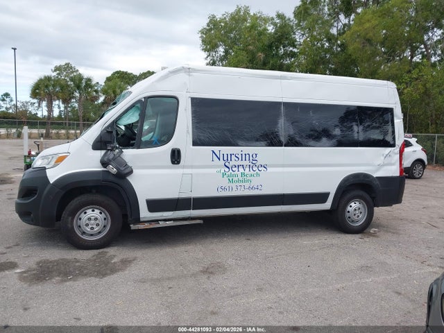 Aukcja sprzedaży 2023 Ram Promaster 2500 Window Van High Roof 159 Wb, vin: 3C6LRVPG3PE589427, numer aukcji: 44281093