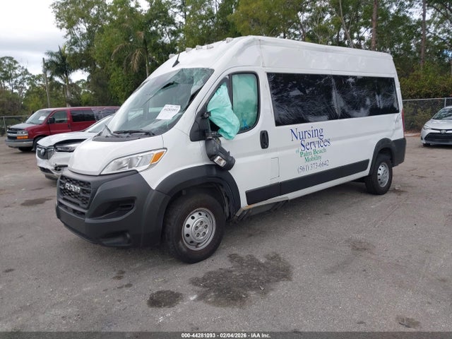 Aukcja sprzedaży 2023 Ram Promaster 2500 Window Van High Roof 159 Wb, vin: 3C6LRVPG3PE589427, numer aukcji: 44281093