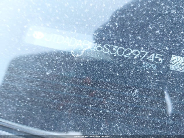 JTDADABU6S3029745 Toyota Prius Le Awd-e