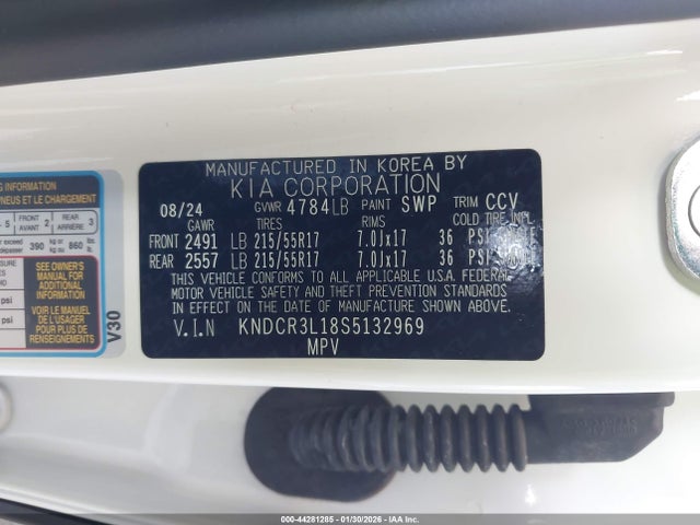 KNDCR3L18S5132969 KIA Niro Ev Wind