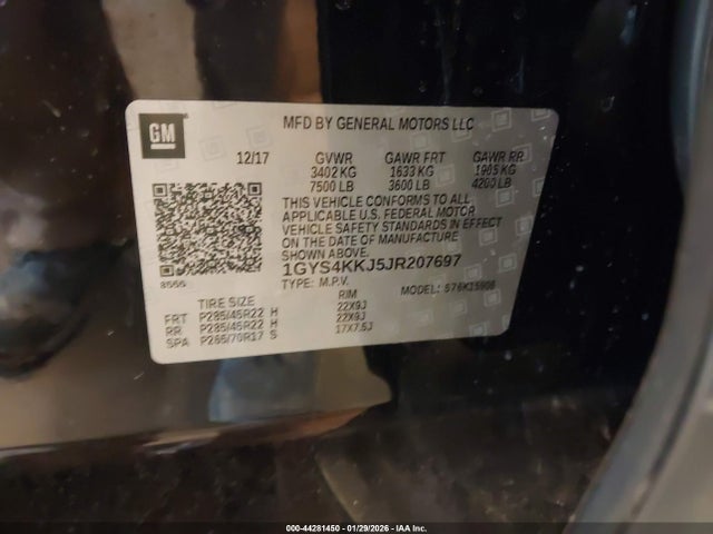 2018 CADILLAC ESCALADE ESV 1GYS4KKJ5JR207697 Photo 8