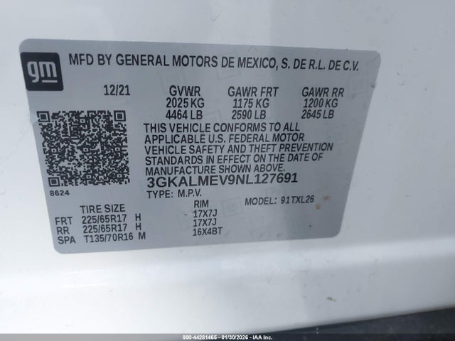 2022 GMC TERRAIN 3GKALMEV9NL127691 Photo 8