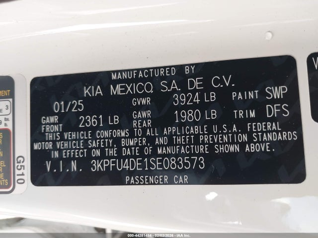 KIA K4 Ex 2025 3KPFU4DE1SE083573 Image 9