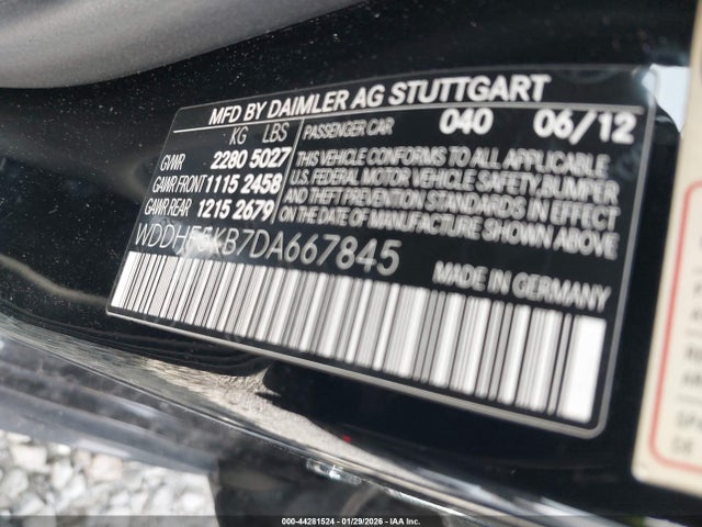 2013 MERCEDES-BENZ E 350 WDDHF5KB7DA667845 Photo 8