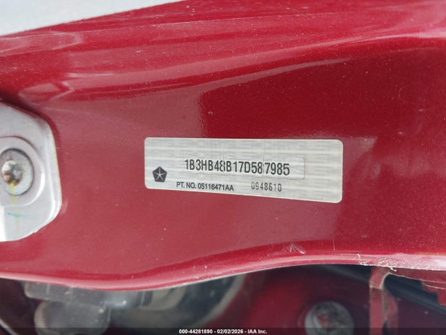 Aukcja sprzedaży 2007 Dodge Caliber Sxt, vin: 1B3HB48B17D587985, numer aukcji: 44281890